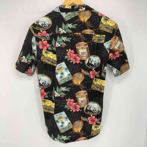 Winnie Fashion 総柄 コットン アロハシャツ メンズ JPN:M